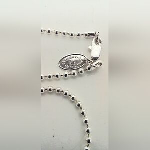 Playboy Necklace -Dog tag style Chain 28" inches Silver Plated New